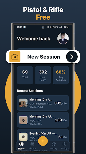 TargetLog: Pistol & Rifle ISSF Screenshot 0