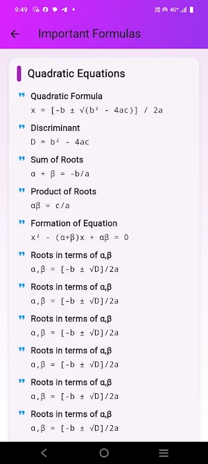 Math Tutorials:Maths Tricks Screenshot 3