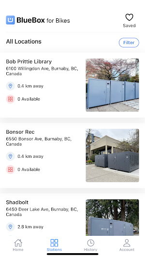 Bluebox for Bikes Screenshot 1