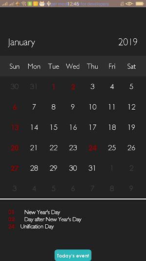 Romania Calendar 2020 Screenshot 1