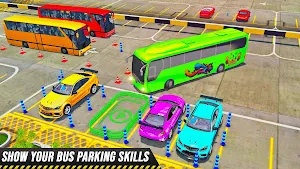 Modern Bus Parking Games:Free Bus Driving Games Screenshot 1