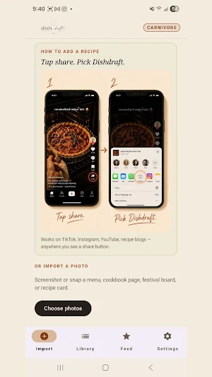 Dishdraft Screenshot 3