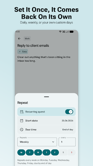 Questify - Daily Quest Tracker Screenshot 3