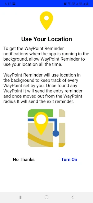 Stopping Points Reminder Screenshot 1