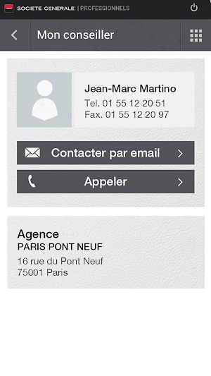 L'Appli Pro Société Générale Screenshot 3