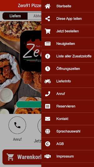 Zero91 Pizzeria Burgeria Screenshot 2