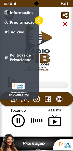 Rádio e TV Pib Taubate Screenshot 1