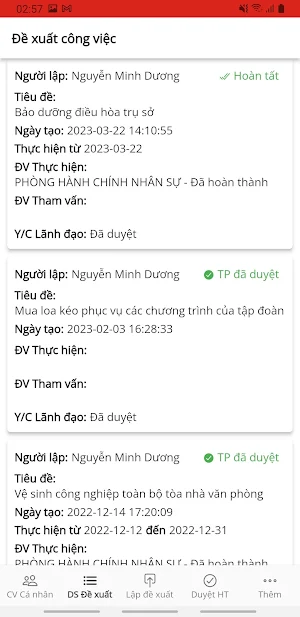 QLCV Sao Đỏ Screenshot 1