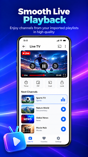 Navo IPTV Player Screenshot 1