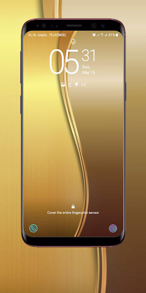 Golden Wallpaper Screenshot 1