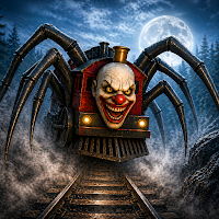 Scary Train Spider Train Game