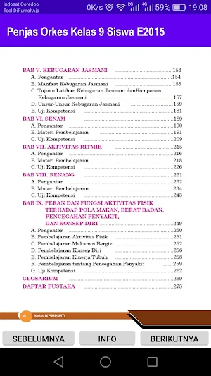Penjas Orkes Kelas 9 Siswa E2015 Screenshot 3
