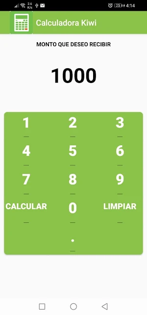 CalculadoraKiWi (Sin Anuncios) Screenshot 1