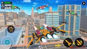 Multi Robot Transform Jet Game Tank Robot Games Screenshot 3