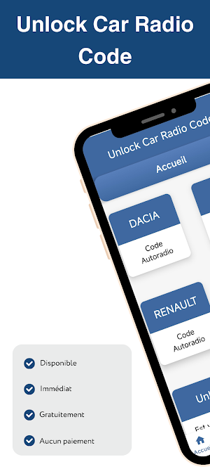 UNLOCK Car Radio Code Screenshot 0