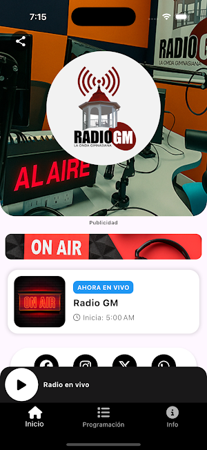 Radio Gimnasio Moderno Screenshot 0