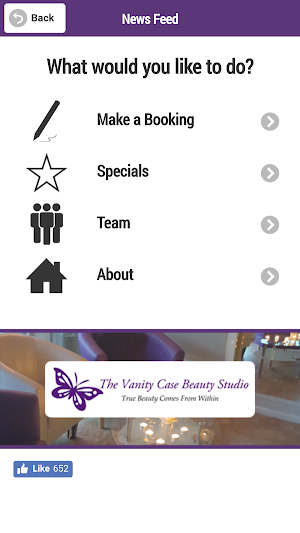 Vanity Case Beauty Studio Screenshot 0