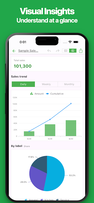 # Simple Sales Tracker Screenshot 1