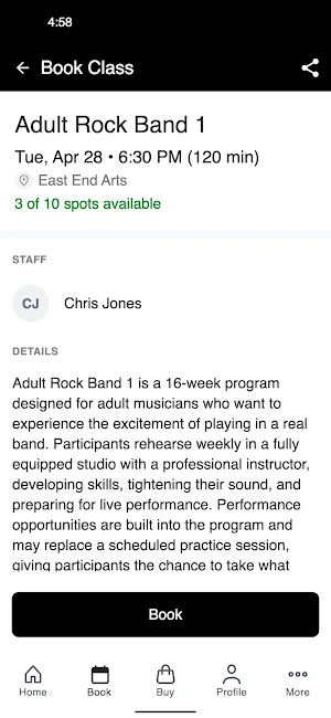 East End Arts Council Screenshot 2