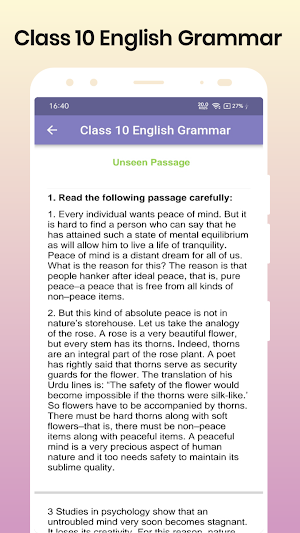 Class 10 English Grammar Notes Screenshot 3