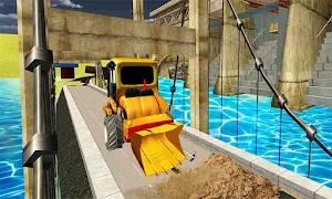 Mountain River Bridge Construction Road Builder Screenshot 2