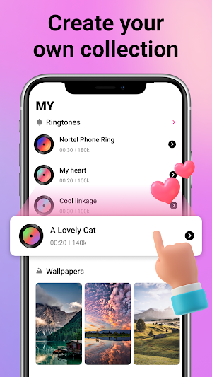 Ringtones songs & HD Wallpaper Screenshot 3