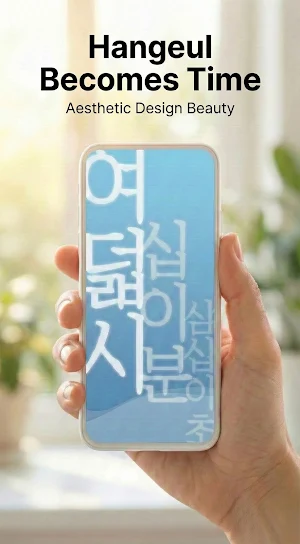 Hangeul Clock – Korean Time Screenshot 0