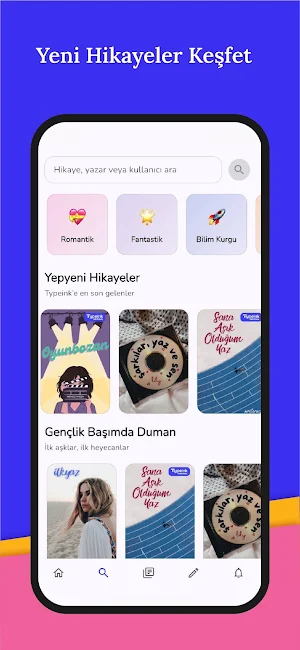 Typeink - Hikaye Yaz ve Oku Screenshot 2
