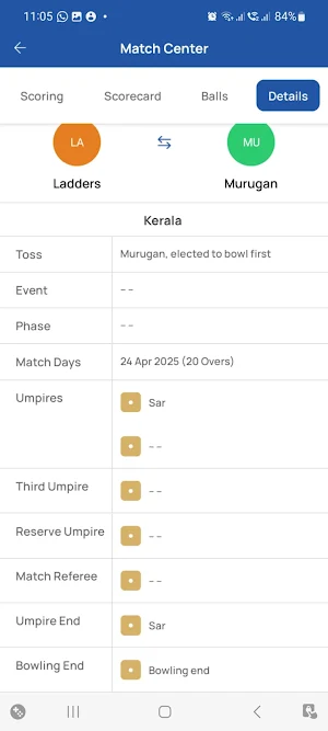 CricBook Screenshot 1