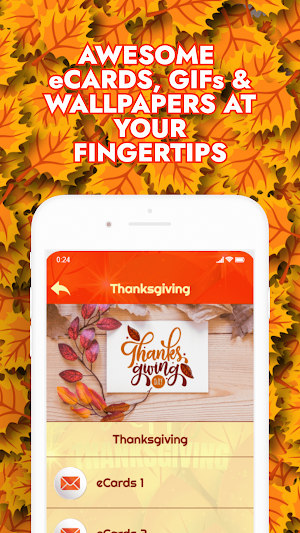 Thanksgiving Cards Wishes GIFs Screenshot 2