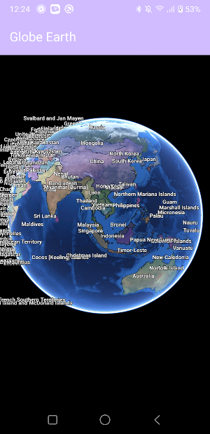 Globe Earth Screenshot 2