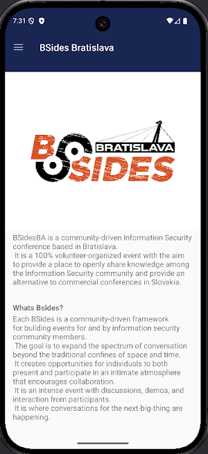 BSides Bratislava Screenshot 1