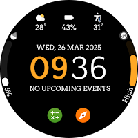 EXD152: Digital Watch Face