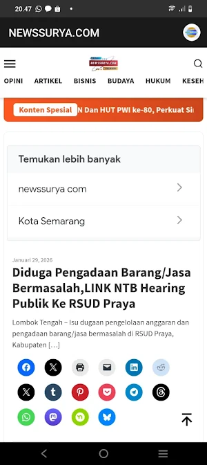 NEWSSURYA.COM Screenshot 2