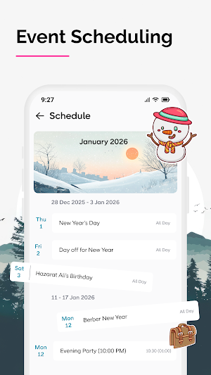 Calendar Screenshot 2