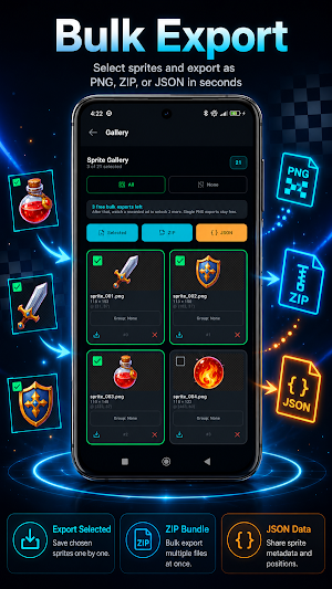 Sprite Splitter: PNG Tools Screenshot 2