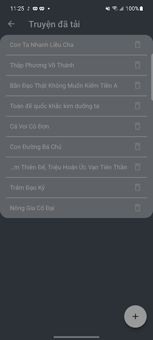 Nghe truyện audio Novel Reader Screenshot 2