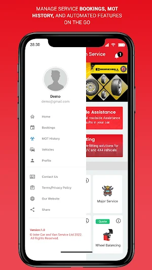 Inter Car and Van Service Ltd Screenshot 1