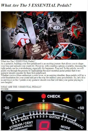 Guitar Pedal Tutorial Screenshot 1