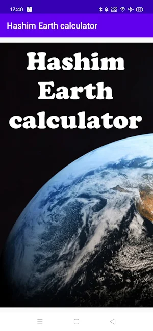 Hashim Earth calculator Screenshot 0