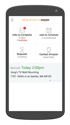Selling Services on Amazon screenshot 1