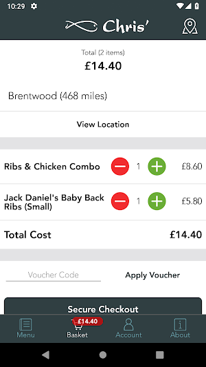 Chris Fish Chicken & Ribs Screenshot 3