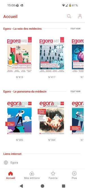Egora - La voix des médecins Screenshot 1