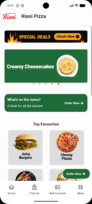 Rioni Pizza Cafe Screenshot 0