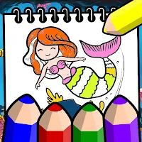Princess Mermaid Coloring