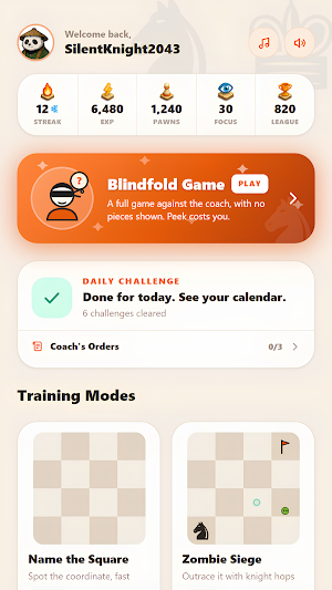 Blindfold Chess Pro - Trainer Screenshot 0