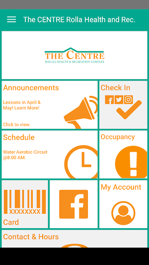 The CENTRE Rolla Health & Rec. Screenshot 1