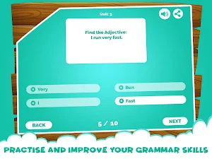 learning adjectives quiz games Screenshot 1