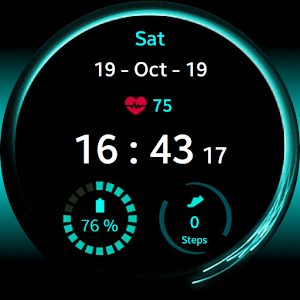 Racing Lines Watch Face Screenshot 1