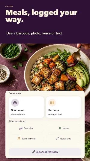 Food Scanner & Tracker: Forkin Screenshot 2